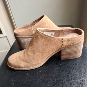 Nearly new Toms mules, size 8.5 but fit like a 9